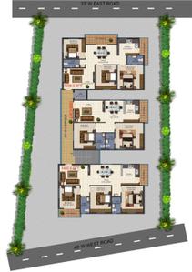 Project Image of 1204.91 - 1479.93 Sq.ft 2 BHK Apartment for buy in Meera Avenue