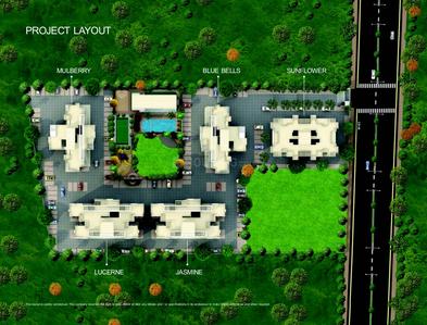 Gulmohar Renaissance Wing A And E Layout Plan 1