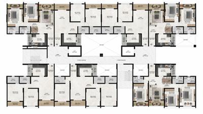 Project Image of 813.0 - 1390.0 Sq.ft 2 BHK Apartment for buy in Nesterra