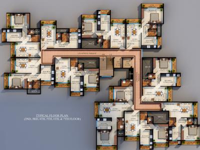 Project Image of 290.0 - 603.0 Sq.ft 1 RK Apartment for buy in Magnus Pride