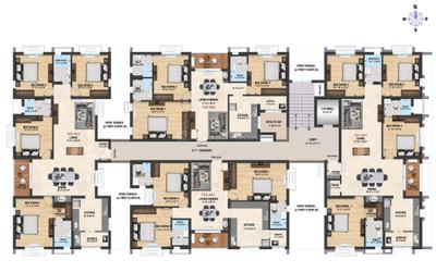 Project Image of 985.33 - 1375.74 Sq.ft 3 BHK Apartment for buy in Vencer Altara