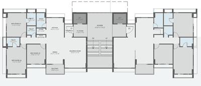 Project Image of 0.0 - 1133.01 Sq.ft 3 BHK Apartment for buy in Trinetra Celestia