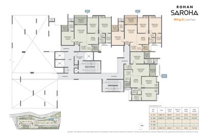 Project Image of 836.0 - 2023.0 Sq.ft 2 BHK Apartment for buy in Rohan Saroha