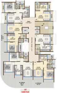 Project Image of 0.0 - 202.0 Sq.ft 1 BHK Apartment for buy in Pratham Sky Garden