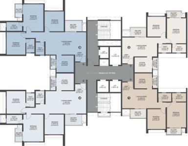 Project Image of 662.27 - 1218.36 Sq.ft 2 BHK Apartment for buy in VTP Verve
