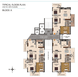Project Image of 1025.0 - 1900.0 Sq.ft 2 BHK Apartment for buy in Teja Fortune Heights