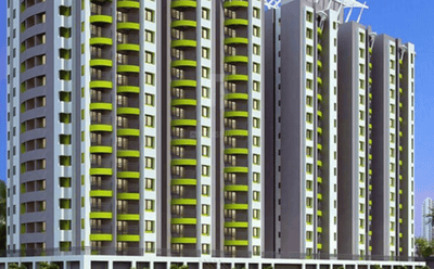 Happy The Garden View Flats Elevation 1