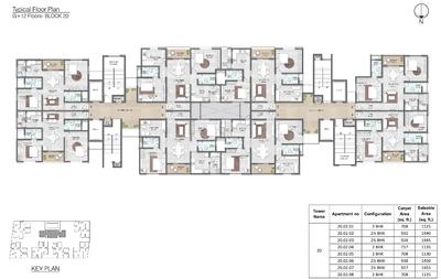 Project Image of 964.0 - 1313.0 Sq.ft 2.5 BHK Apartment for buy in Shriram Park 63 Phase 2B