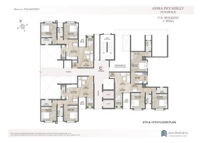 Project Image of 766.29 - 867.27 Sq.ft 2 BHK Apartment for buy in Anika Piccadilly