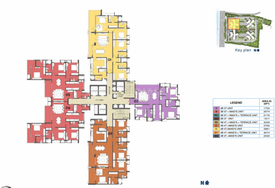Project Image of 1750.0 - 2861.0 Sq.ft 3 BHK Apartment for buy in Prestige Ocean Pearl