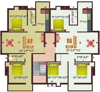 Project Image of 1030.0 - 1230.0 Sq.ft 2 BHK Apartment for buy in Sree Homes Alaya Appartment