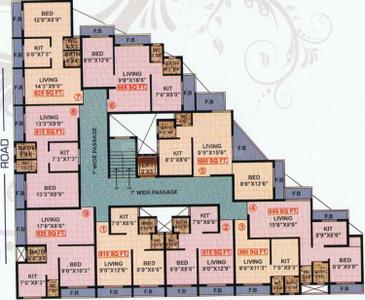 Project Image of 515.0 - 660.0 Sq.ft 1 BHK Apartment for buy in Raj Chamunda Menzes House