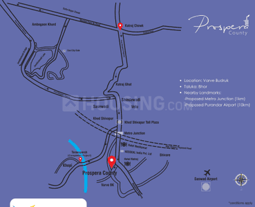 Project Image of 246.0 - 766.0 Sq.ft 1 RK Apartment for buy in Mudra Prospera County
