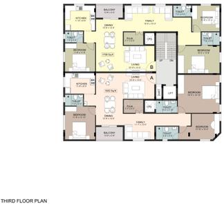 Project Image of 0.0 - 1117.0 Sq.ft 2 BHK Apartment for buy in Kamalam Vintage