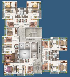 Project Image of 430.0 - 618.0 Sq.ft 1 BHK Apartment for buy in SV Paradise