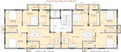 Project Image of 0.0 - 1235.0 Sq.ft 3 BHK Apartment for buy in Golden Nugget