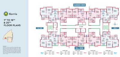 Project Image of 397.3 - 673.71 Sq.ft 1 BHK Apartment for buy in The Cliff Garden Phase 2A