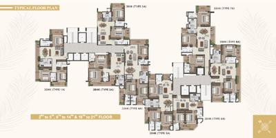 Project Image of 773.92 - 1550.0 Sq.ft 2 BHK Apartment for buy in Eiffel Palm Vista