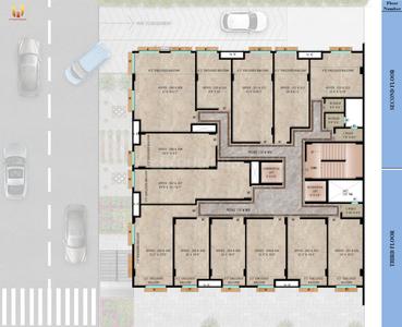 Project Image of 583.18 - 782.0 Sq.ft 2 BHK Apartment for buy in Atlanta Square
