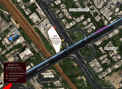 Project Image of 3700.0 - 5100.0 Sq.ft 3.5 BHK Apartment for buy in Kreeva Swaranaya NFC