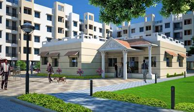 Project Image of 393.0 - 480.0 Sq.ft 1 BHK Apartment for buy in Dreams Ayana P1 P2 P3 Q1 Wings