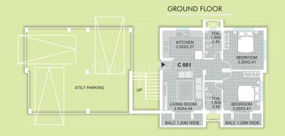 Project Image of 790.0 - 1113.0 Sq.ft 1 BHK Apartment for buy in Saldanha Green Valley Phase II