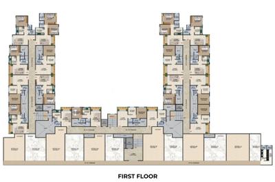 Project Image of 390.0 - 940.0 Sq.ft 1 RK Apartment for buy in Florence Landmark Phase 1