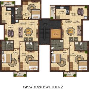 Project Image of 1050.0 - 1250.0 Sq.ft 2 BHK Apartment for buy in India Swagatham