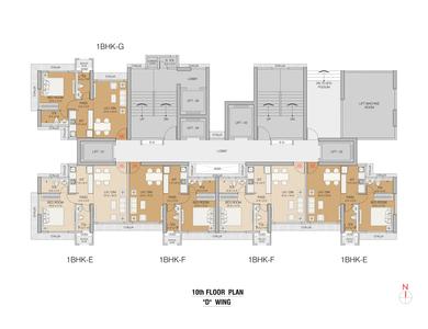 Project Image of 683.0 - 1011.0 Sq.ft 2 BHK Apartment for buy in Ruparel Stardom