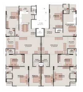 Project Image of 1437.09 - 1726.21 Sq.ft 4 BHK Apartment for buy in Kamal 24 Carat Saffron