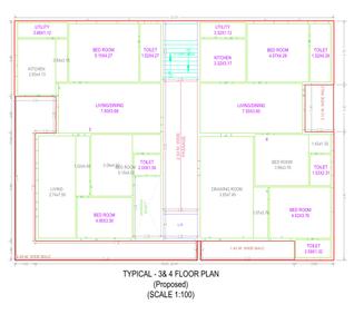 Project Image of 1894.45 - 2540.28 Sq.ft 3 BHK Apartment for buy in Shree Arunachala Apartments