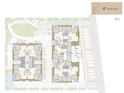 Project Image of 2205.0 - 2403.0 Sq.ft 3 BHK Apartment for buy in Kesari Hilltown Lavish