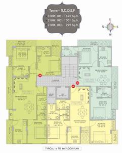 Project Image of 999.0 - 1623.0 Sq.ft 2 BHK Apartment for buy in Chordias G4