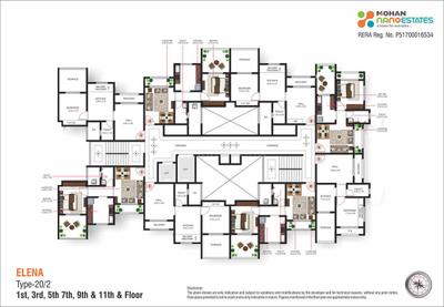 Project Image of 197.84 - 330.34 Sq.ft Studio Studio Apartment for buy in Mohan Nano Estates