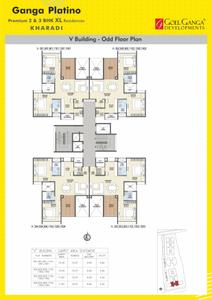 Project Image of 738.73 - 1523.09 Sq.ft 2 BHK Apartment for buy in Goel Ganga Platino