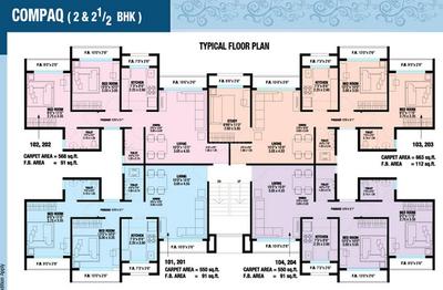 Project Image of 451.0 - 664.0 Sq.ft 1 BHK Apartment for buy in City