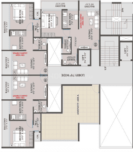 Project Image of 452.0 - 698.0 Sq.ft 1 BHK Apartment for buy in Ambers Dnyaneshwar Capital