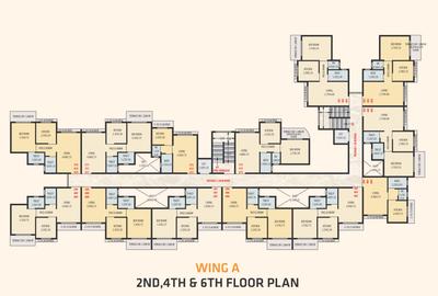 Project Image of 204.0 - 320.0 Sq.ft 1 RK Apartment for buy in Seven Hill Sky Avenue Wing A And B