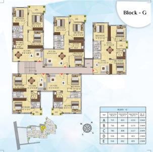 Project Image of 730.0 - 1238.0 Sq.ft 2 BHK Apartment for buy in Meena Crystal