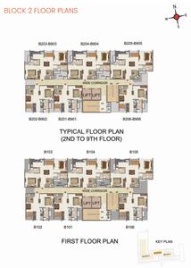 Project Image of 1008.0 - 1028.0 Sq.ft 2 BHK Apartment for buy in Casagrand Aria