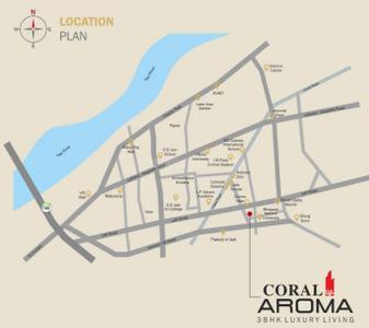 Project Image of 0.0 - 1206.1 Sq.ft 3 BHK Apartment for buy in Narayan Coral Aroma