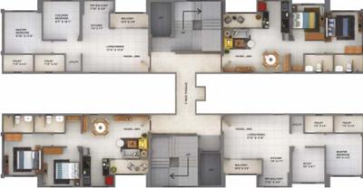 Project Image of 551.11 - 586.42 Sq.ft 2 BHK Apartment for buy in Sanas You57 Tower C