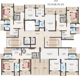 Project Image of 600.0 - 950.0 Sq.ft 1 BHK Apartment for buy in Reddys Jewel