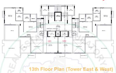 Project Image of 1133.44 - 2273.12 Sq.ft 2 BHK Apartment for buy in Raghunath The Presidential