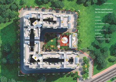 Project Image of 0.0 - 690.0 Sq.ft 2 BHK Apartment for buy in Swamee Lagom