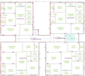 Project Image of 1535.04 - 1715.01 Sq.ft 3 BHK Apartment for buy in Shree Alkapuri Heights Block C