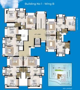 Project Image of 225.0 - 325.0 Sq.ft 1 RK Apartment for buy in Ajmera Vishwa Nagri Building 1