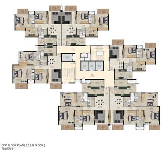 Project Image of 1040.0 - 1770.0 Sq.ft 2.5 BHK Apartment for buy in 9 PBR