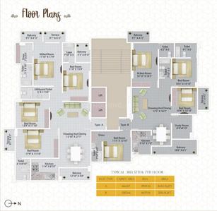 Project Image of 2193.0 - 2643.0 Sq.ft 4 BHK Apartment for buy in Ambika Shrine