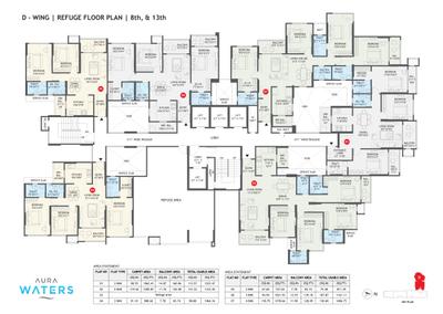 Project Image of 710.0 - 1412.0 Sq.ft 2 BHK Apartment for buy in Aura Water Phase II